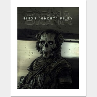 Simon Sigma Ghost Riley Posters and Art